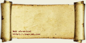 Jana Sokolović vizit kartica